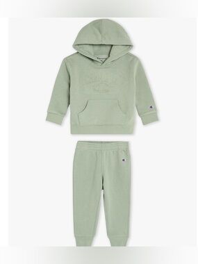 NWT- 12 month sage, green champion sweatshirt, jogger pants set
MSRP $59